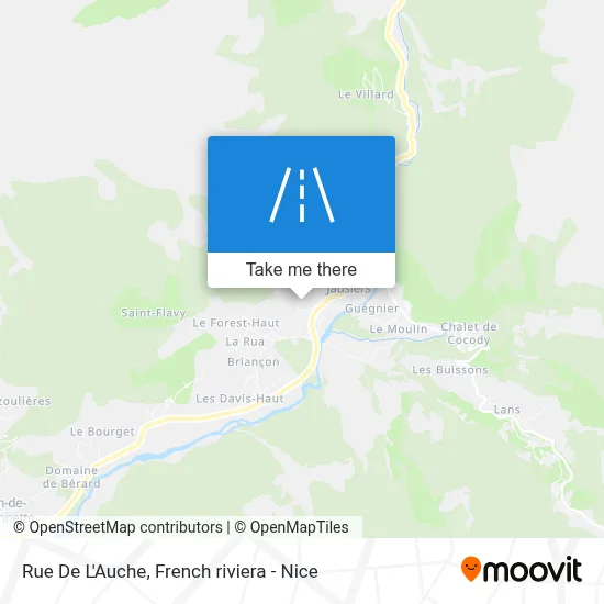 Rue De L'Auche map