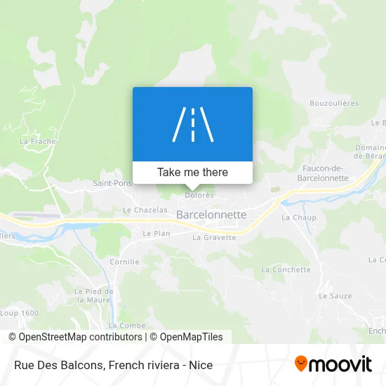 Rue Des Balcons map