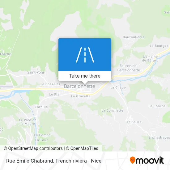 Rue Émile Chabrand map