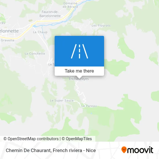 Chemin De Chaurant map