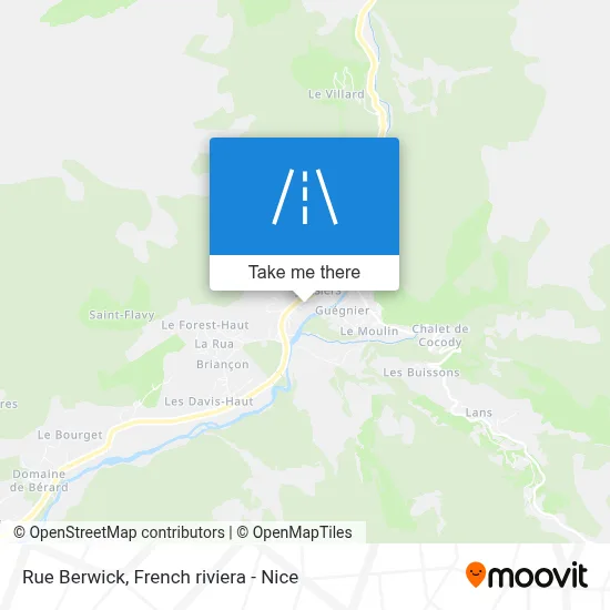 Rue Berwick map
