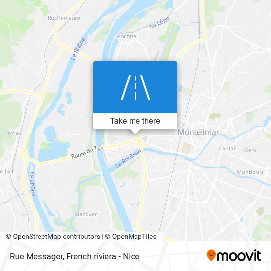Mapa Rue Messager