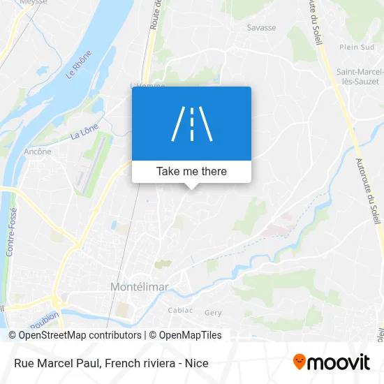 Mapa Rue Marcel Paul