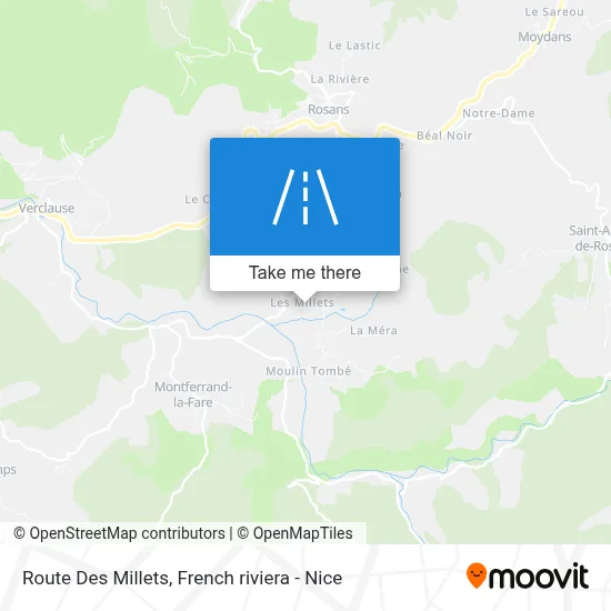 Route Des Millets map