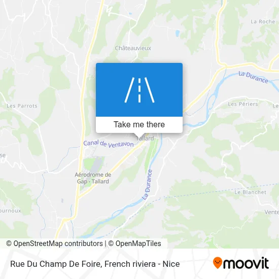 Rue Du Champ De Foire map