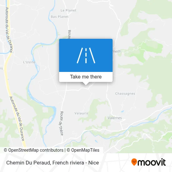 Chemin Du Peraud map