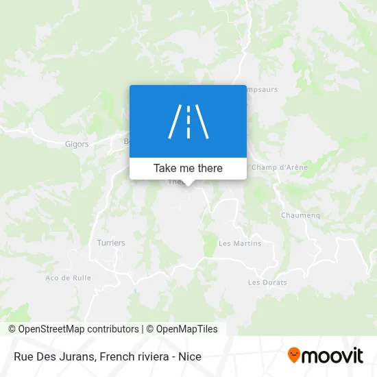 Rue Des Jurans map