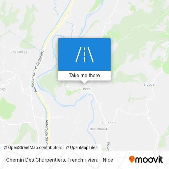 Chemin Des Charpentiers map