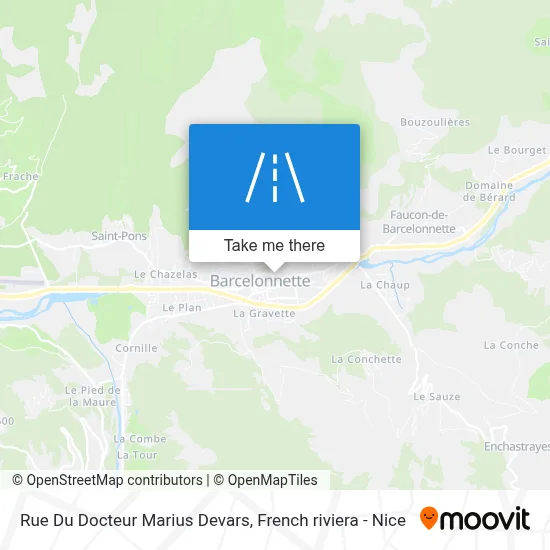 Rue Du Docteur Marius Devars map