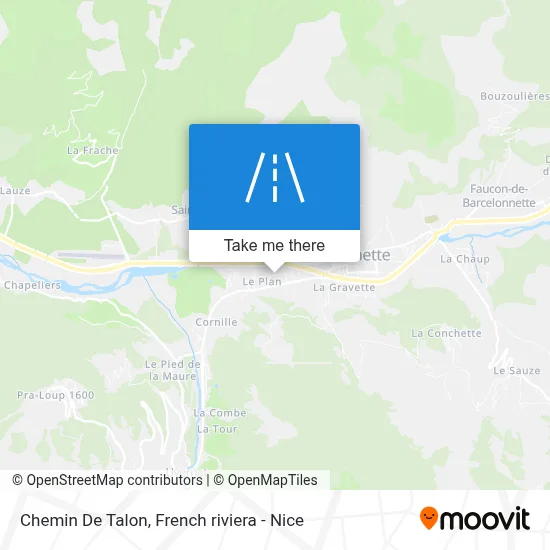 Chemin De Talon map