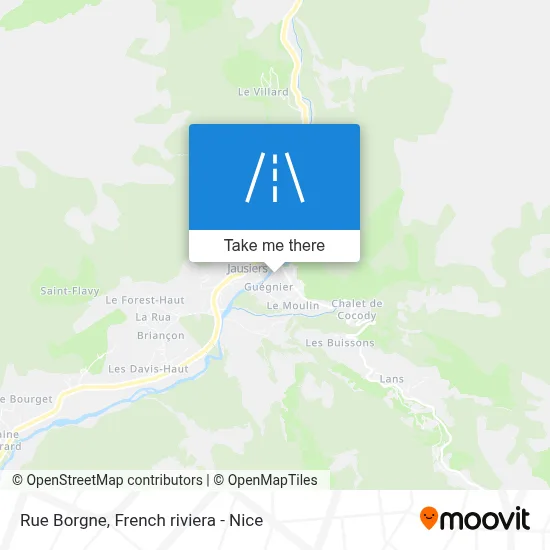 Rue Borgne map