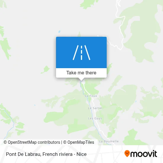Pont De Labrau map