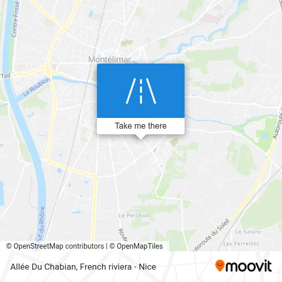 Allée Du Chabian map
