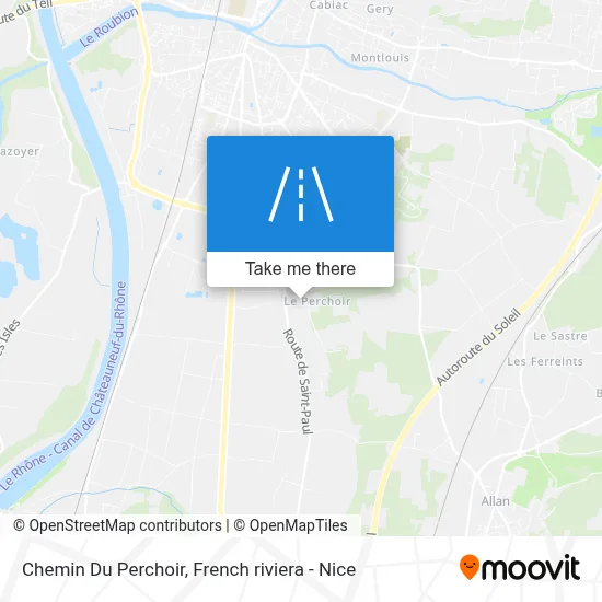 Chemin Du Perchoir map