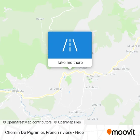 Chemin De Pigranier map