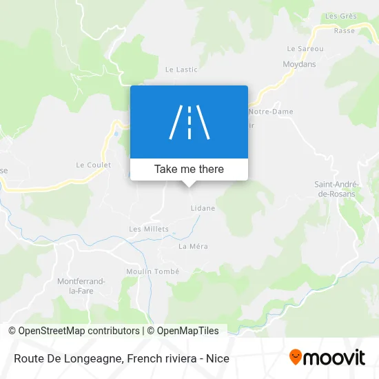 Route De Longeagne map