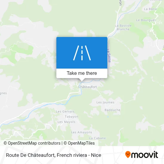 Route De Châteaufort map