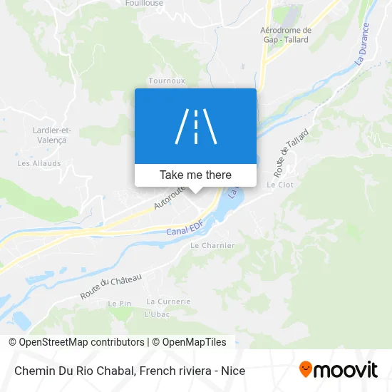 Mapa Chemin Du Rio Chabal