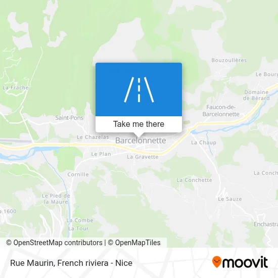 Rue Maurin map
