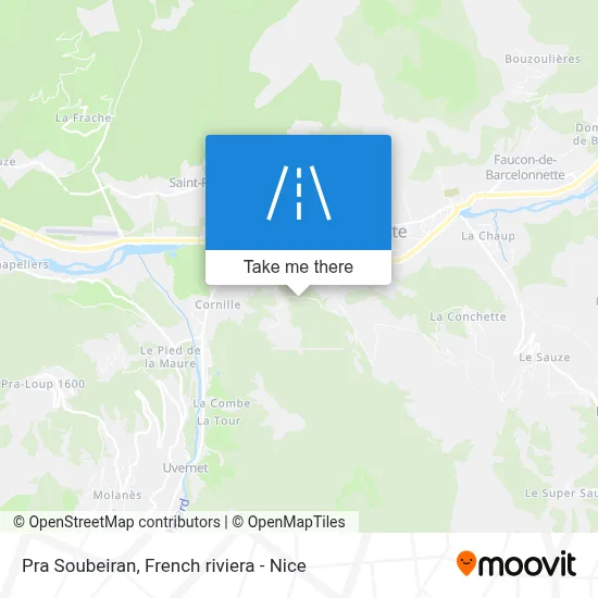 Pra Soubeiran map