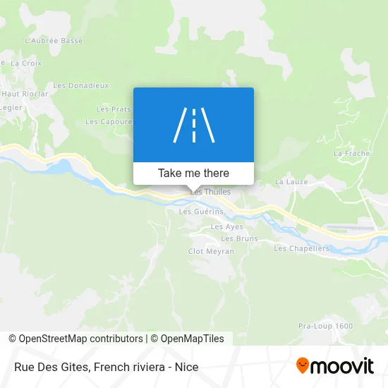 Rue Des Gites map