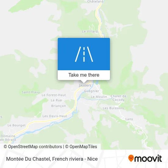 Montée Du Chastel map