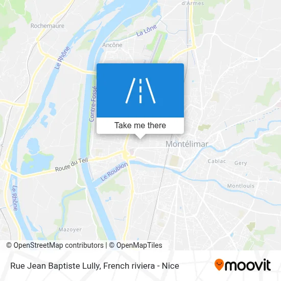 Rue Jean Baptiste Lully map