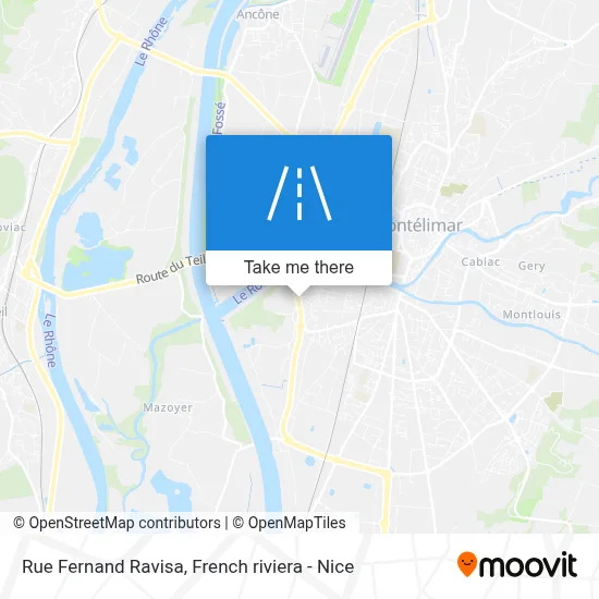 Mapa Rue Fernand Ravisa