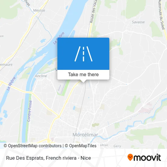 Rue Des Esprats map