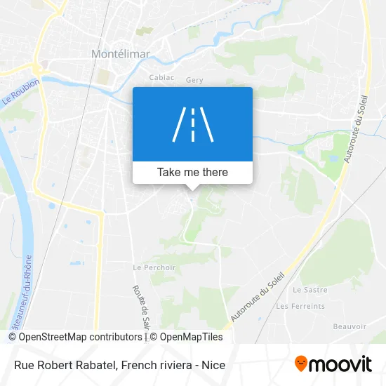 Rue Robert Rabatel map