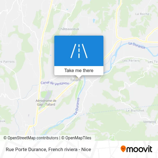Rue Porte Durance map