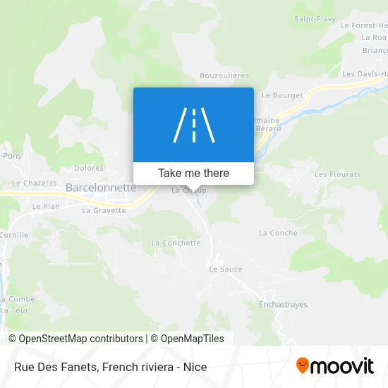 Rue Des Fanets map