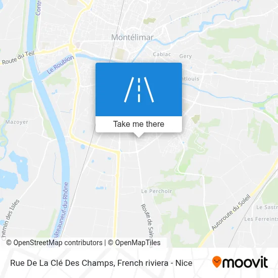 Rue De La Clé Des Champs map
