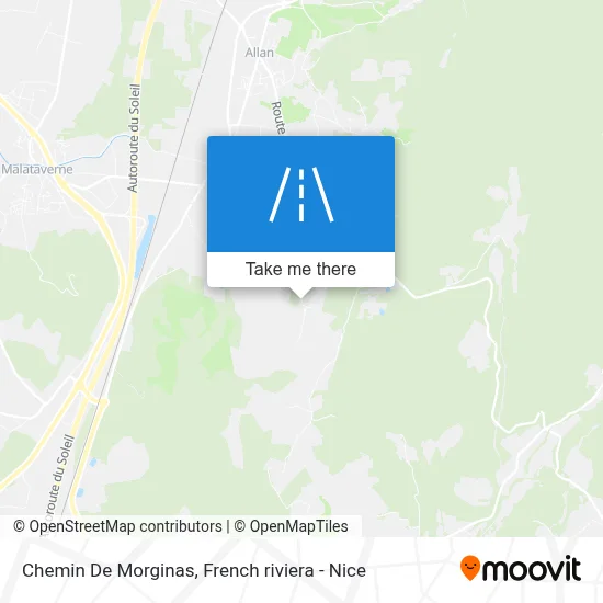Chemin De Morginas map