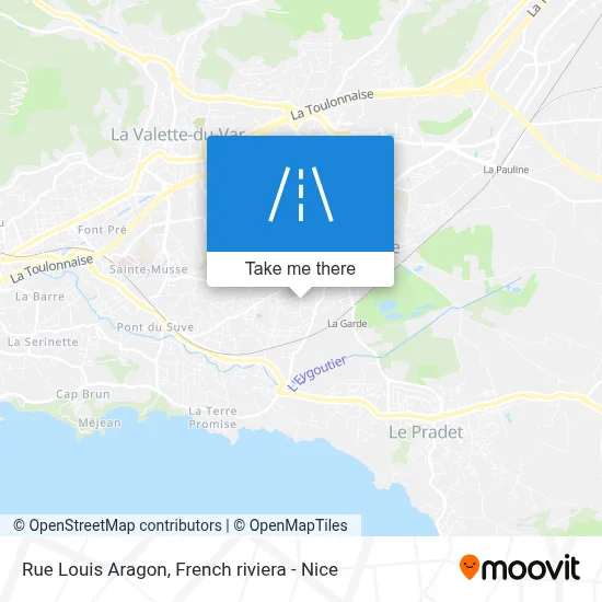 Rue Louis Aragon map