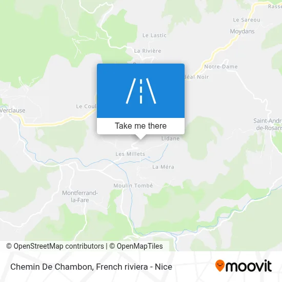 Chemin De Chambon map