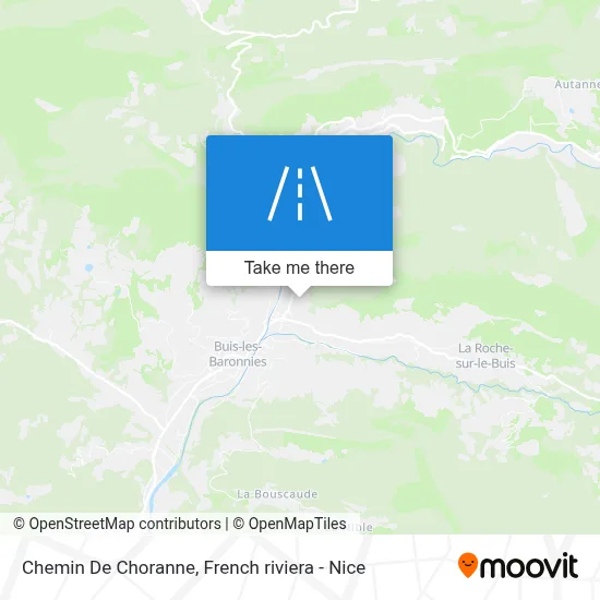 Mapa Chemin De Choranne