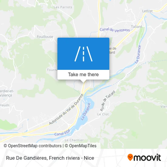 Rue De Gandières map