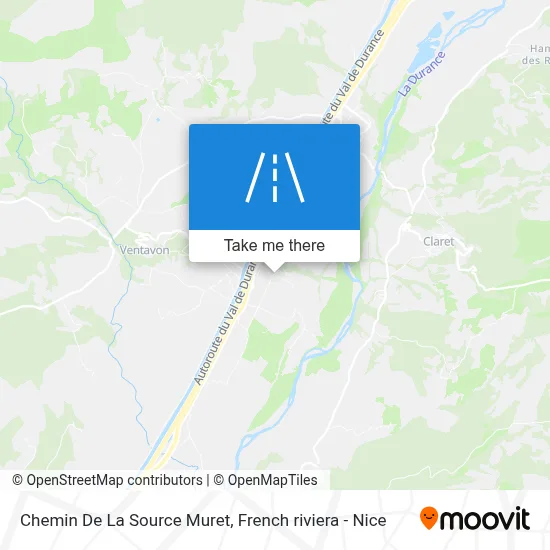 Chemin De La Source Muret map