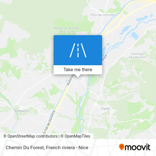 Chemin Du Forest map