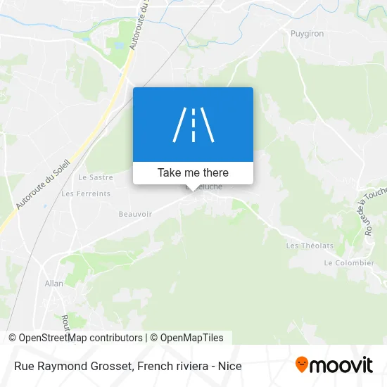 Rue Raymond Grosset map