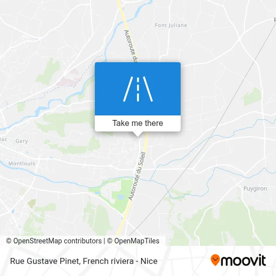 Rue Gustave Pinet map