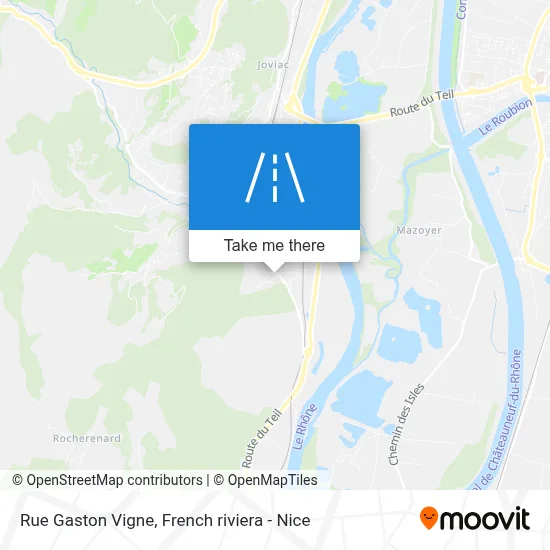 Rue Gaston Vigne map
