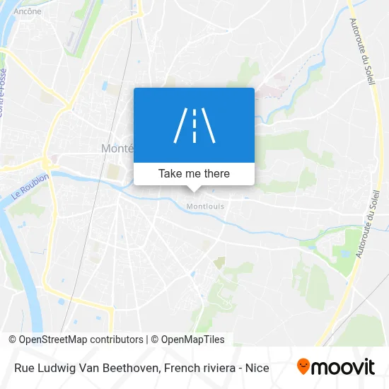 Rue Ludwig Van Beethoven map