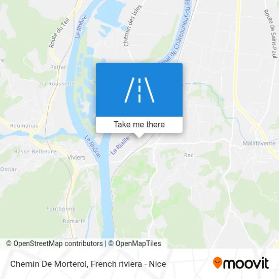 Chemin De Morterol map