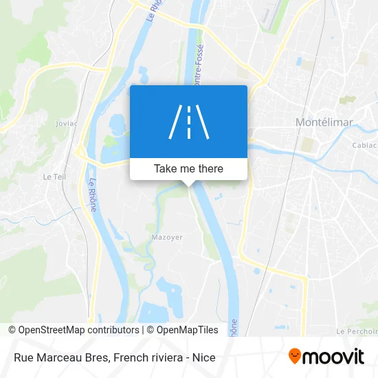 Mapa Rue Marceau Bres