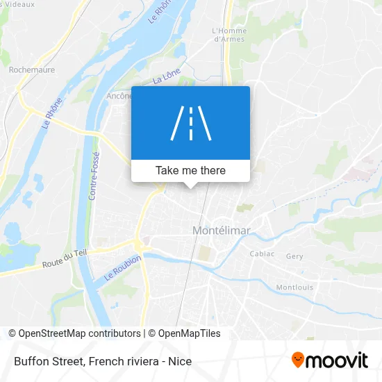 Mapa Rue Buffon