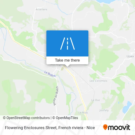 Rue Des Clos Fleuris map