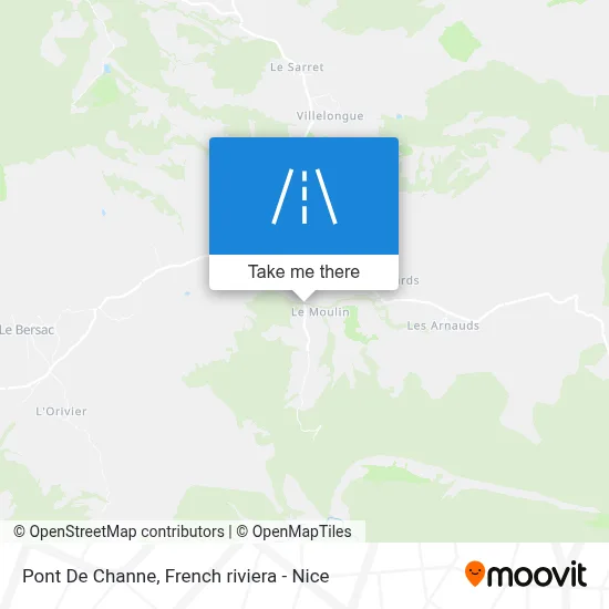 Pont De Channe map