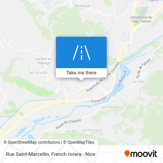 Mapa Rue Saint-Marcellin
